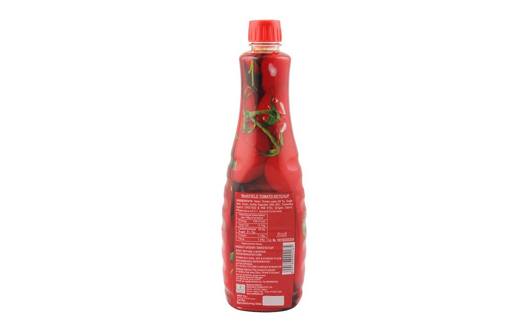 Weikfield Tomato Ketchup    Plastic Bottle  1 kilogram